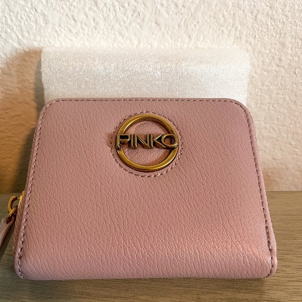 Nwt Pinko Poppy Zip Around Wallet